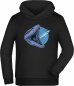 Preview: Kids Hooded Sweatshirt Hoodie - Mosasaurus Eating a Shark i47